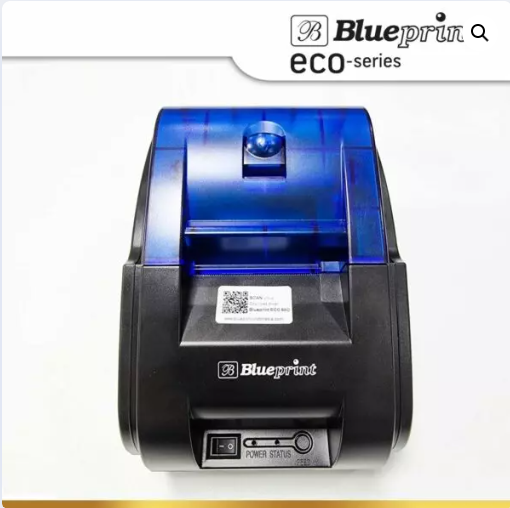 Blueprint Printer Bluetooth Thermal kasir ECO 58D ( USB + BT + RJ11 ) 