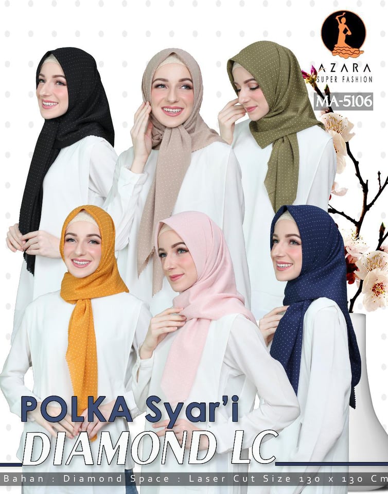 Hijab - Polka Syari Diamond LC